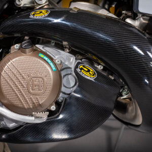 P3 Carbon Fiber Skid Plate KTM 250/300 | HUSQ 250/300 2023 - 2024 | GasGas 250/300 2024 (See Fitment Chart) NO Integrated Linkage Guard (See Product 301083 for Linkage Guard)