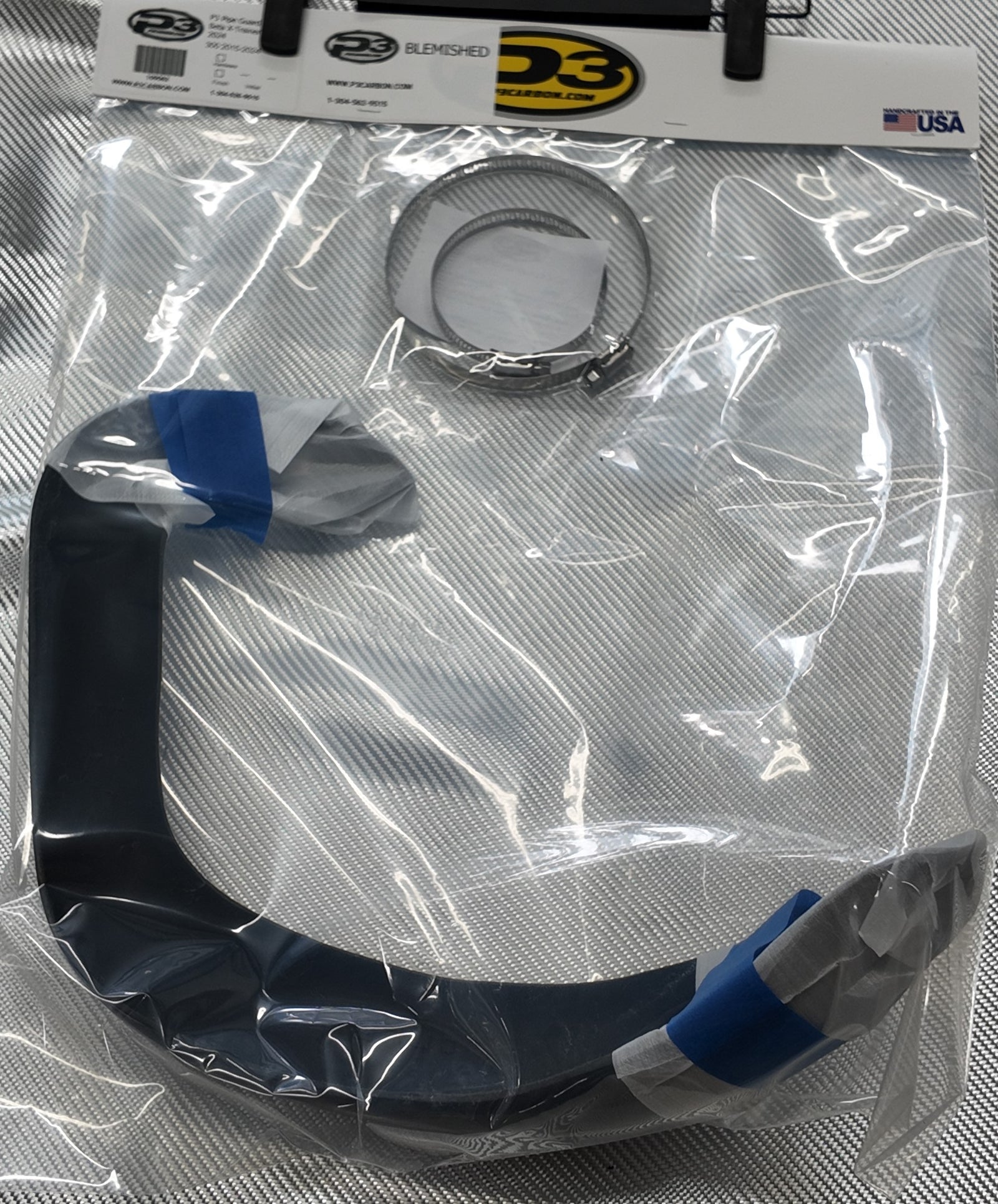 BLEMISHED GRADE B - P3 Carbon Pipe Guard Beta X-Trainer 300 2015 - 2026 | 250 2017 - 2026 - Image 2