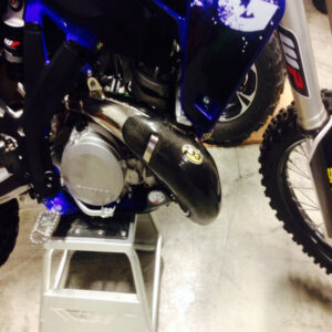 P3 Carbon Pipe Guard Stock/FMF: Sherco SC 250/300 2014-2020 | SE250/300 2014-2020