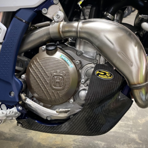 P3 Carbon Hybrid Skid Plate With Linkage Guard | KTM SX-F/XC-F/EXC/SMR 450/500 | HUSQ FC/FE/FX/FS 450/500 | GasGas 450/500 Models | 2023 - 2027 (See Fitment Chart)