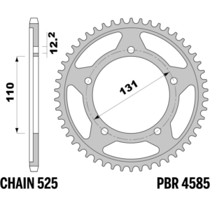 R-4585-45TEMP PBR Tempered Steel Rear Sprocket — BMW