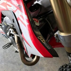 P3 Carbon Radiator Shroud Extenders Honda CRF250R 2018-2021 | CRF450R 2017-2020