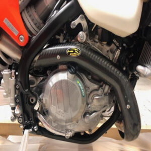 P3 Carbon Heat Shield MAXCoverage: Husqvarna FE 501(S) & FE 450 2020-2023 | KTM 450 EXC-F/XC-W & 500 EXC-F/XCF-W 2020-2023