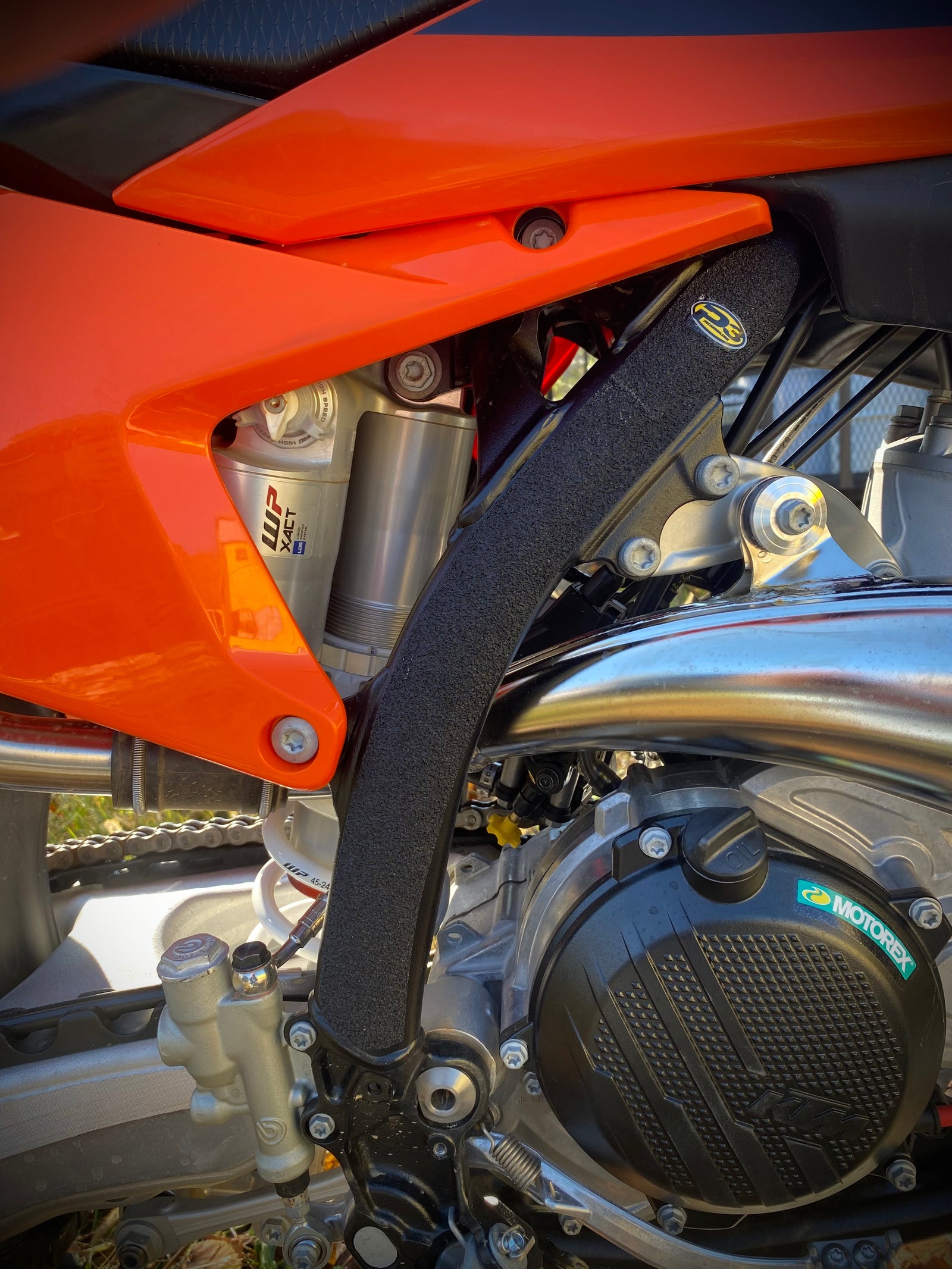 P3 Carbon SX-GRIP Guards Frame Protectors KTM | 2023 - 2027 | See Fitment Chart Below - Image 2