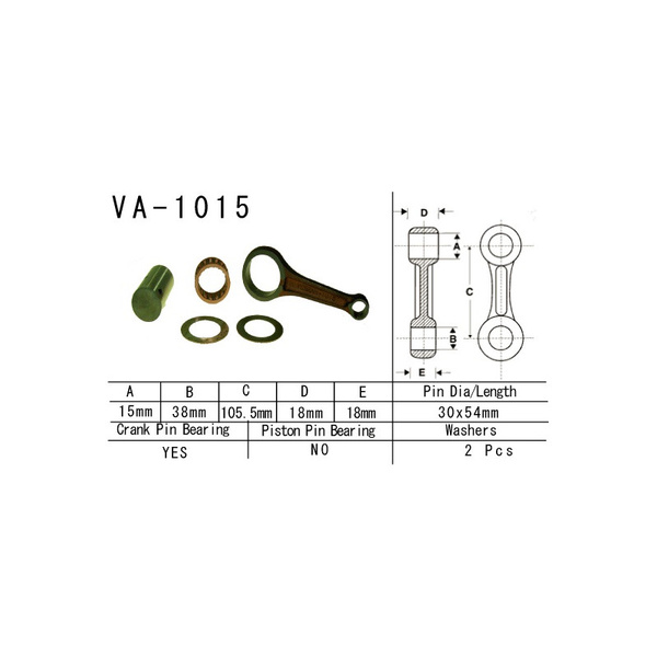 TRX250EX/X/TE/TM ATV Conrod Kit (Vesrah)