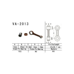 Yamaha YFM80 ATV/UTV Conrod Kit (Vesrah)
