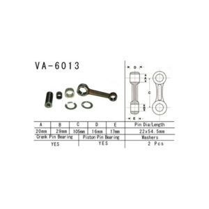 Yamaha YZ125 1997–2000 Conrod Kit (Vesrah)