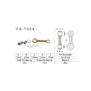 Suzuki RM125 1992–1996 Conrod Kit (Vesrah)