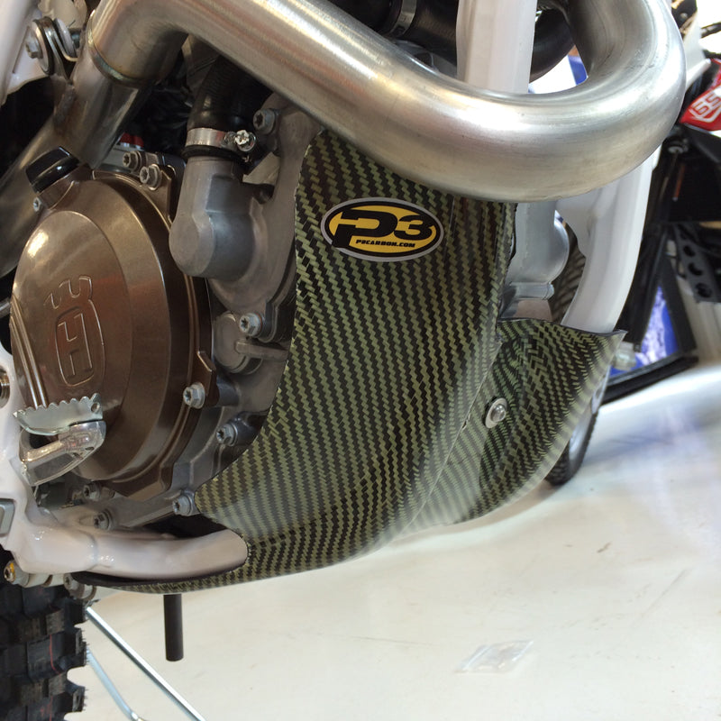 P3 Carbon Hybrid Skid Plate KTM/HUSA/HUSQ 250/350 | 2011-2016 (See Fitment Chart) - Image 5