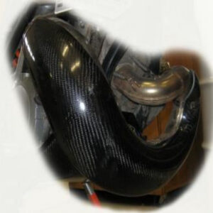 P3 Carbon Pipe Guard EE/DEP Pipe: Yamaha YZ250 2005-2021 | YZ250X 2015-2021