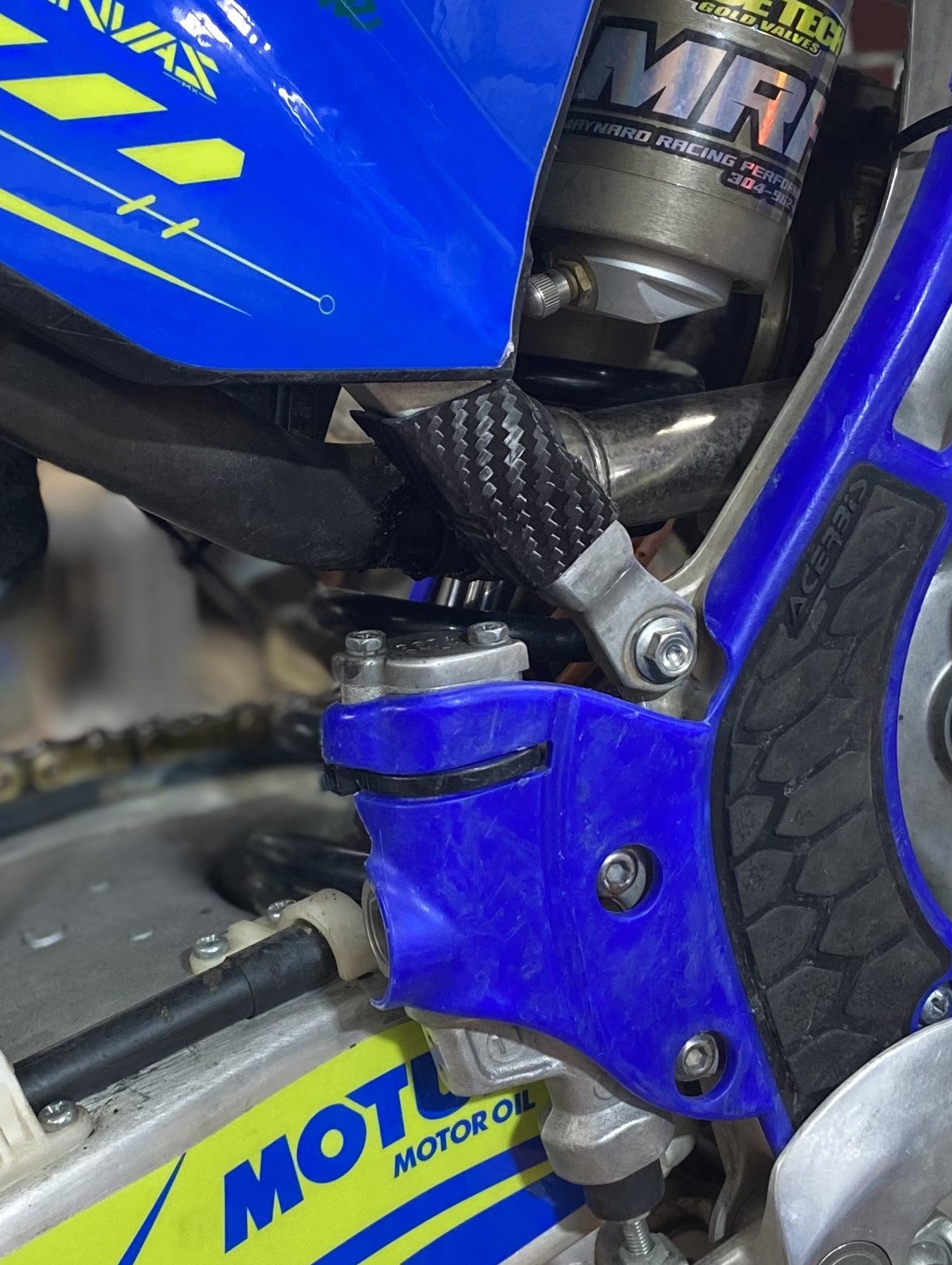 P3 Carbon Sub-Frame Protectors Yamaha YZ250(X) 2005 - 2026 | YZ125(X) 2005 - 2026 - Image 3