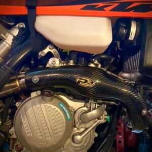 P3 Carbon FMF MegaBomb Heat Shield MAXCoverage: Husqvarna FE 450/501(S) 2020-2023 | KTM 450/500 EXC-F/XCF-W 2020-2023