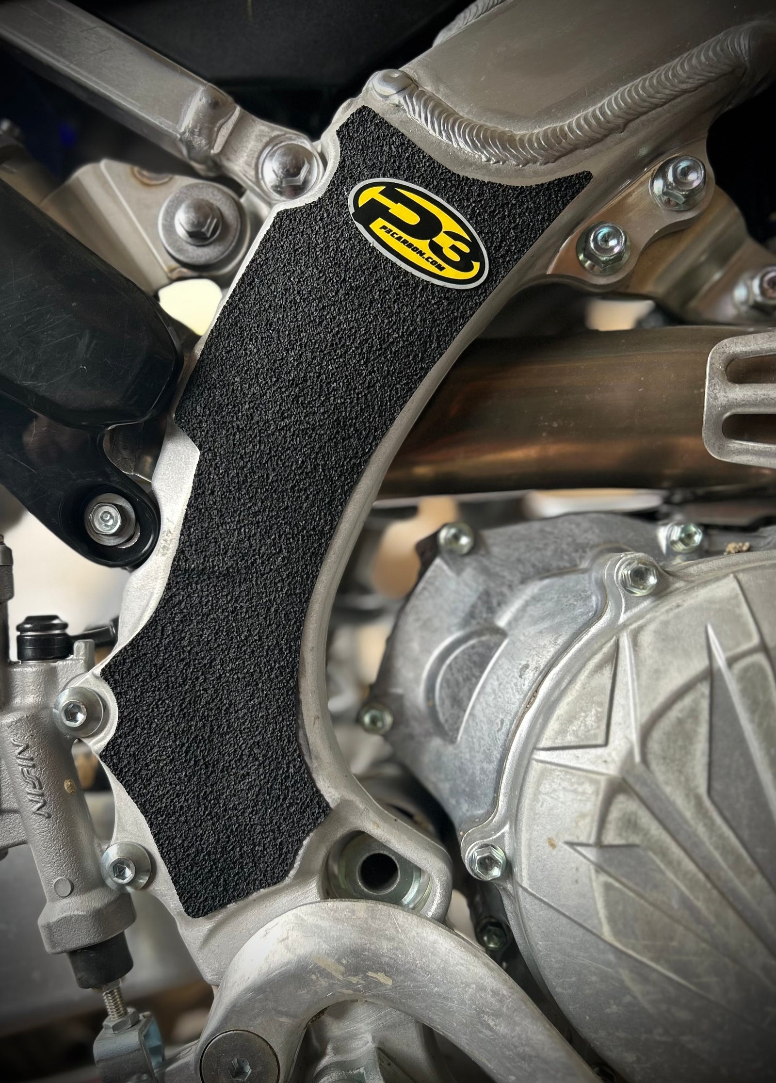 P3 Carbon SX-GRIP Guard Frame Protectors Yamaha YZ250F(X) 2019 - 2027 | YZ450F(X) 2018 - 2027