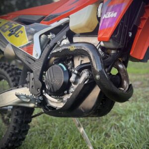 P3 Carbon Heat Shield MAXCoverage: KTM 350 EXC-F/XW-F | HUSQ FE 350(S)(W) | GasGas ES/EC 350F | 2024 - 2027