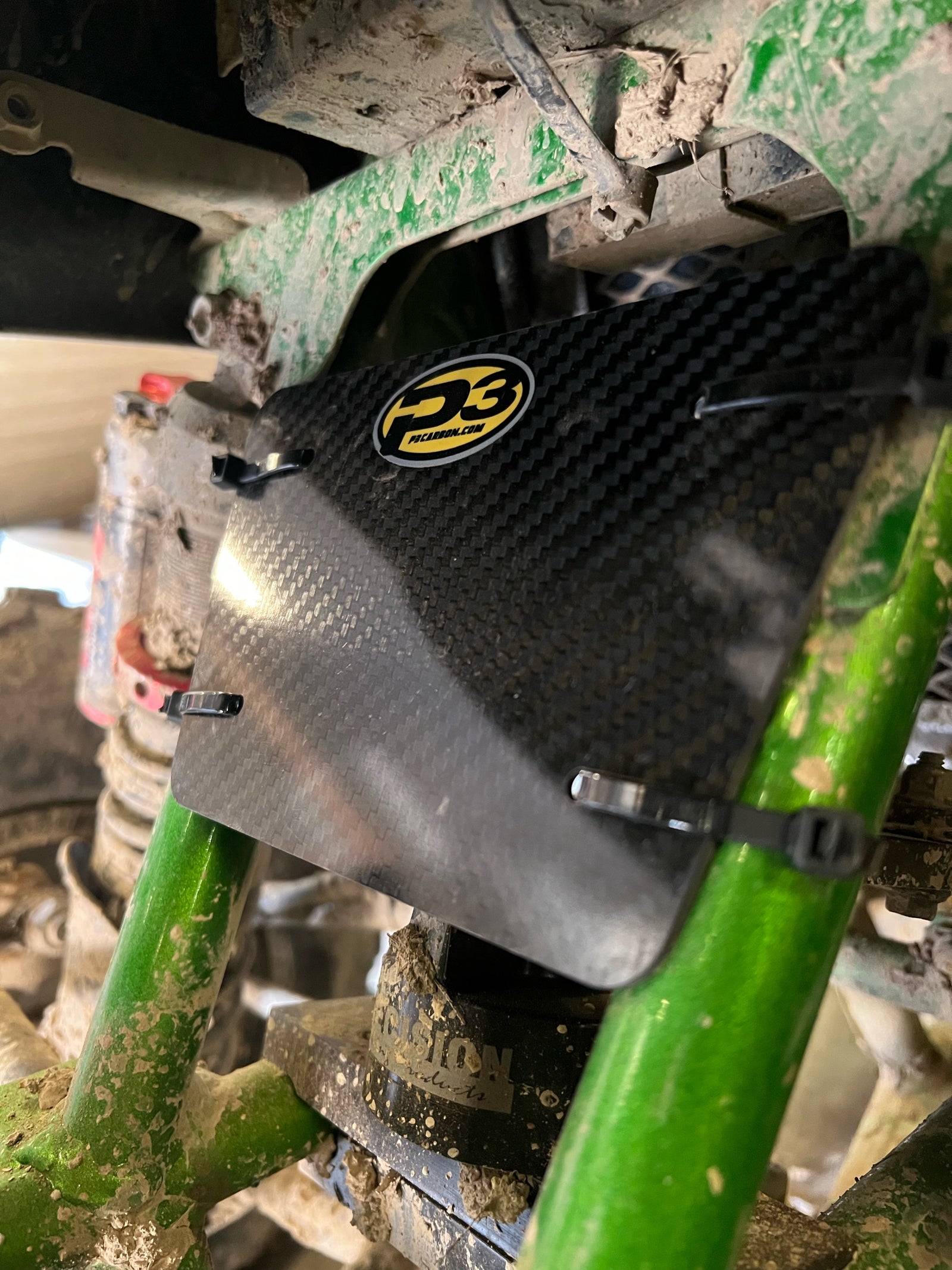 P3 Carbon Stabilizer Roost Guard Honda TRX450R Models | 2006-2014 - Image 2