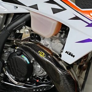P3 Carbon MAXCoverage Pipe Guard KTM/HQV/GASGAS 250/300 FMF Gnarly & Fatty | 2023 - 2027