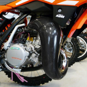 P3 Carbon Pipe Guard KTM 85 SX/XC 2007-2017 | 105 SX/XC 2007-2011 | HUSQ TC85 2014-2017