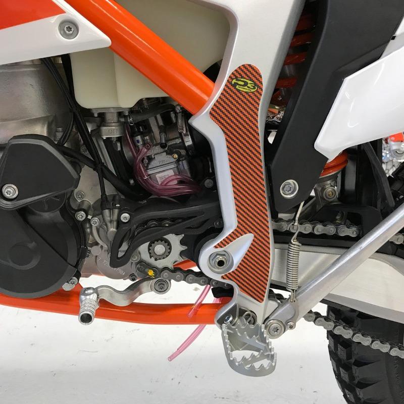 P3 Carbon Grip Guards Frame Protectors KTM Freeride | 2014 - 2018 - Image 4