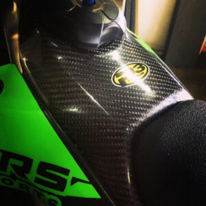 P3 Carbon Fuel Tank Cover Kawasaki KX250/F  | 2019 - 2027 KX450 2019 - 2026 (See Fitment Chart)