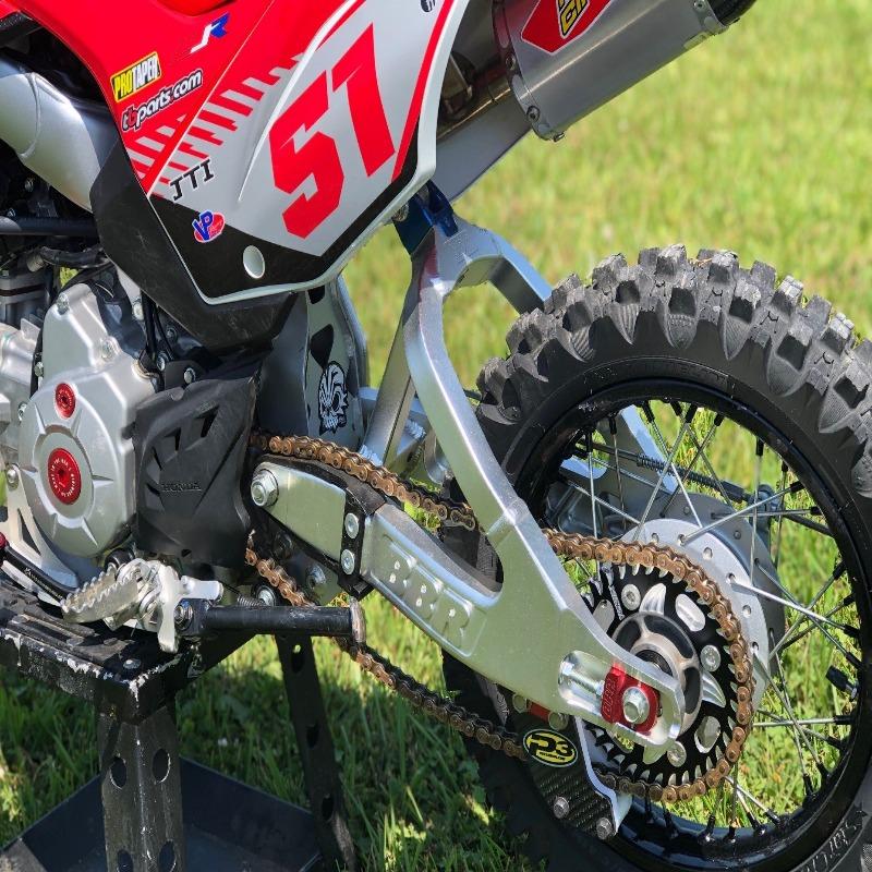 P3 Carbon Chain Guide | Honda CRF110 & KLX/TTR 110 BBR Swingarm | 2013 - 2026 (See Description For All Fitment) - Image 2