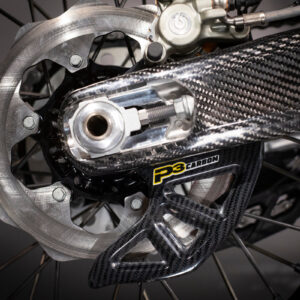 P3 Carbon  Rear Brake Rotor Guard Kit KTM / HUSQ / GasGas | 2014 - 2027 (See Fitment Chart) (CUT OUTS)