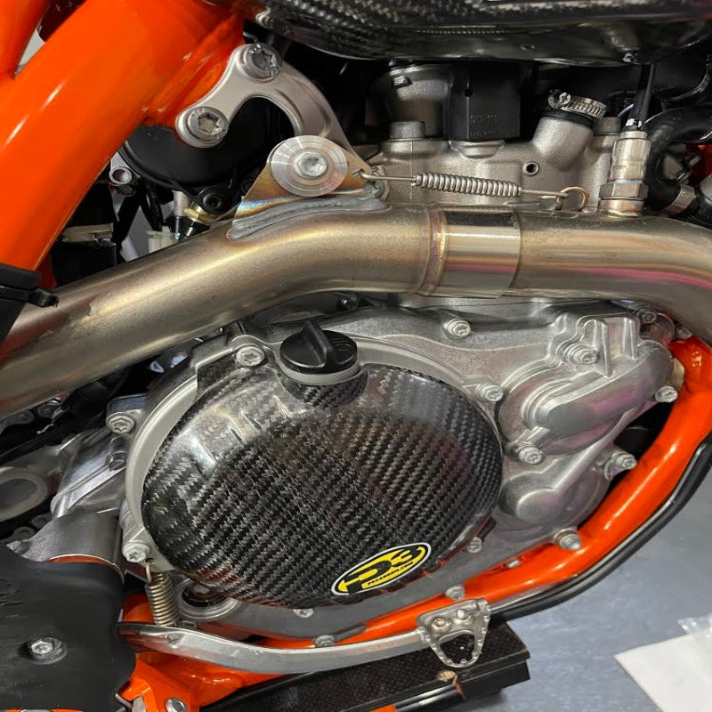 P3 Carbon Clutch Cover KTM KTM 450 SX-F/XC-F 2016-2022 | 450 SX-F Factory Edition 2015-2022 | 450/500 EXC-F 2016-2019 - Image 4