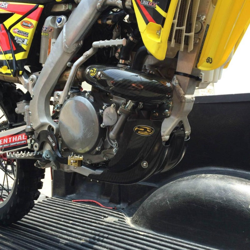P3 Carbon Heat Shield Suzuki RMZ450 | 2008 - 2026 - Image 2