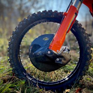 P3 Carbon Front Brake Disc Guard | KTM / Husqvarna / GasGas | 2016 - 2027 (See Fitment Chart)