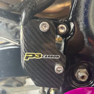 P3 Carbon Rear Master Cylinder Guard Yamaha YFZ450R 2009 - 2027 | Rapter700(R)(SE) 2006-2027