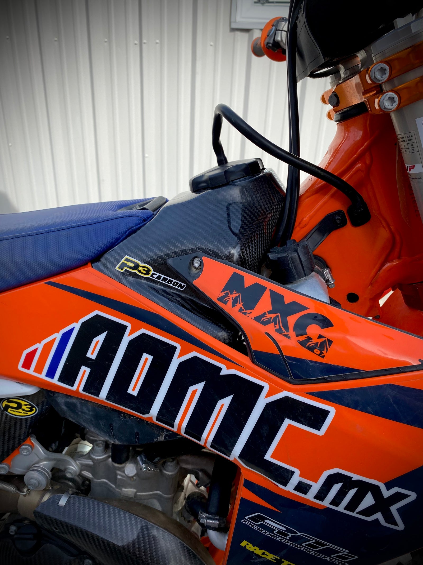 P3 Carbon Upper Fuel Tank Cover KTM | 2023 - 2027 (See Fitment Chart) - Image 4