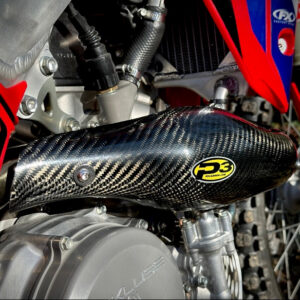 P3 Carbon Heat Shield FMF Megabomb: Honda MAXCoverage CRF450L/RL/450X | 2019 - 2026 (See Notes)