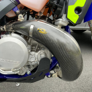 P3 Carbon MAXCoverage Pipe Guard FMF Gnarly / Fatty:  Sherco SE250/300 2023 - 2024 | SC250/300 2023 - 2024* (See Notes)