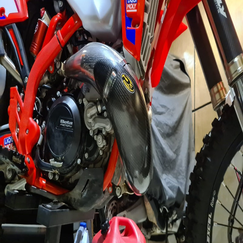 P3 Carbon Pipe Guard Beta 250/300 RR/RX/X-PRO Enduro & Racing | 2019 - 2026 (For MAXCoverage See Product 109065) - Image 2