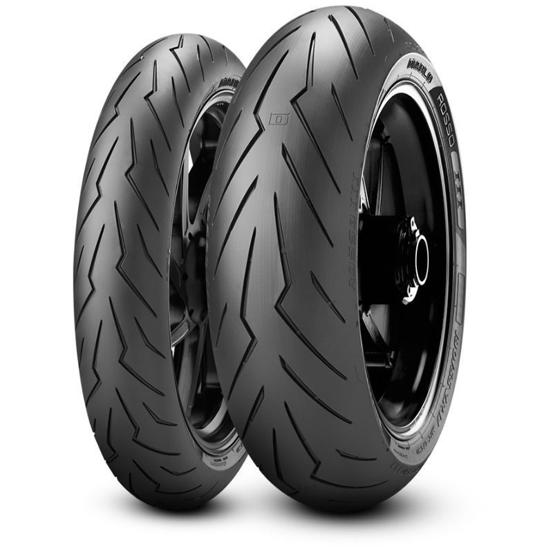 Pirelli 120/70ZR17 58W D ROSSO 3 TL FRONT - Image 2