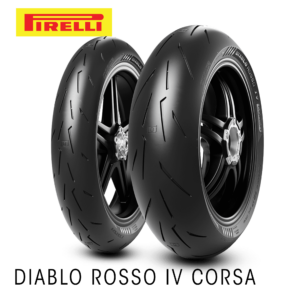 Pirelli 120/70ZR17 58W ROSSO 4 CORSA FRONT