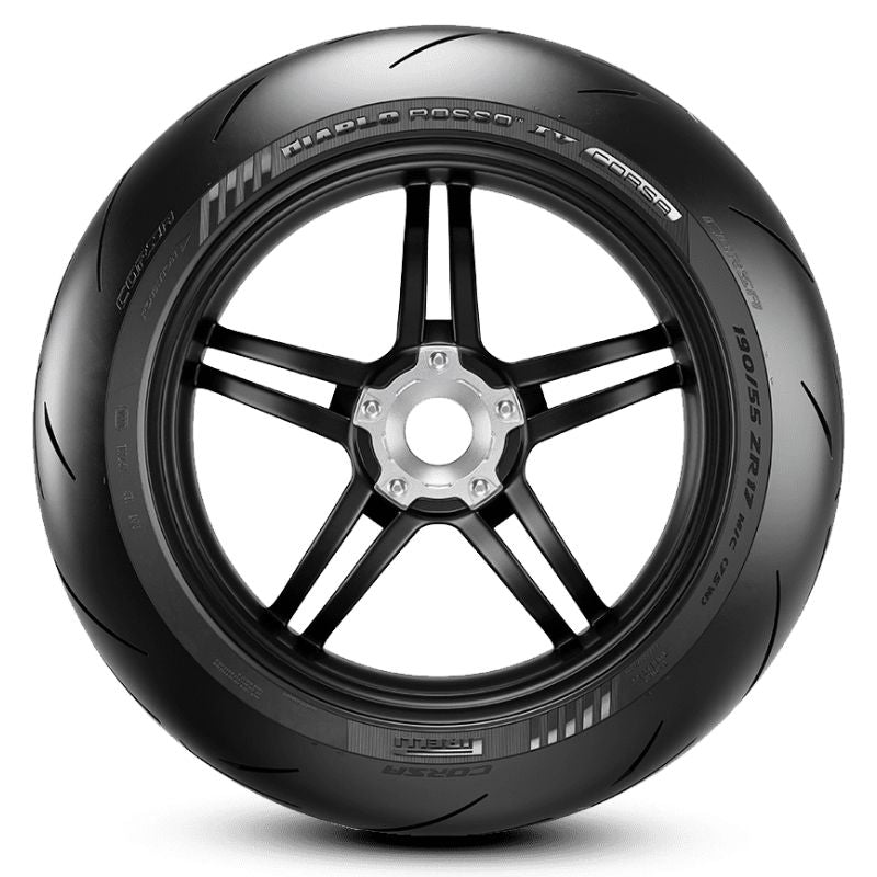 Pirelli 190/55ZR17 75W ROSSO 4 CORSA REAR - Image 4