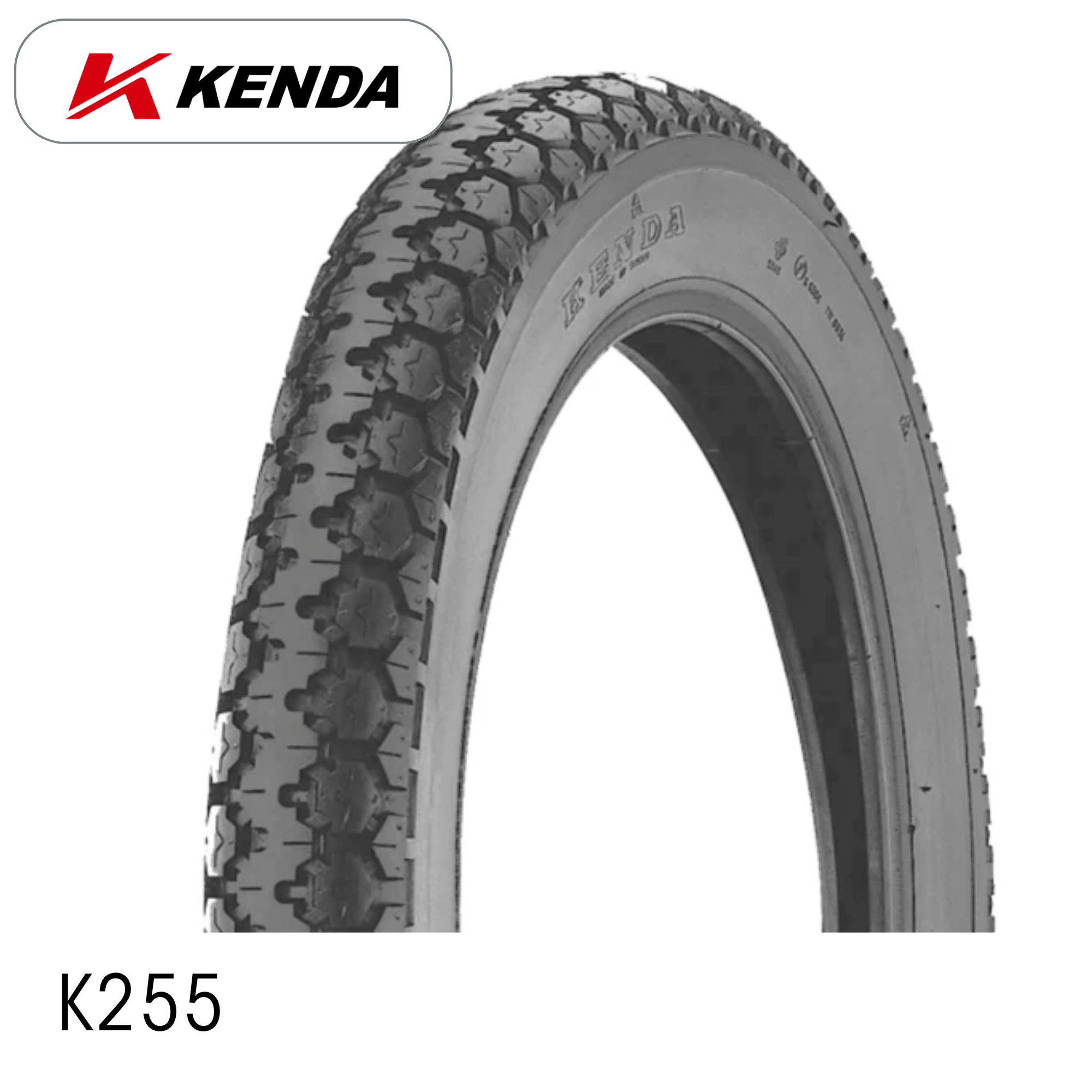 Kenda 300-16 43P K255 LIGHT WEIGHT STREET TT REAR
