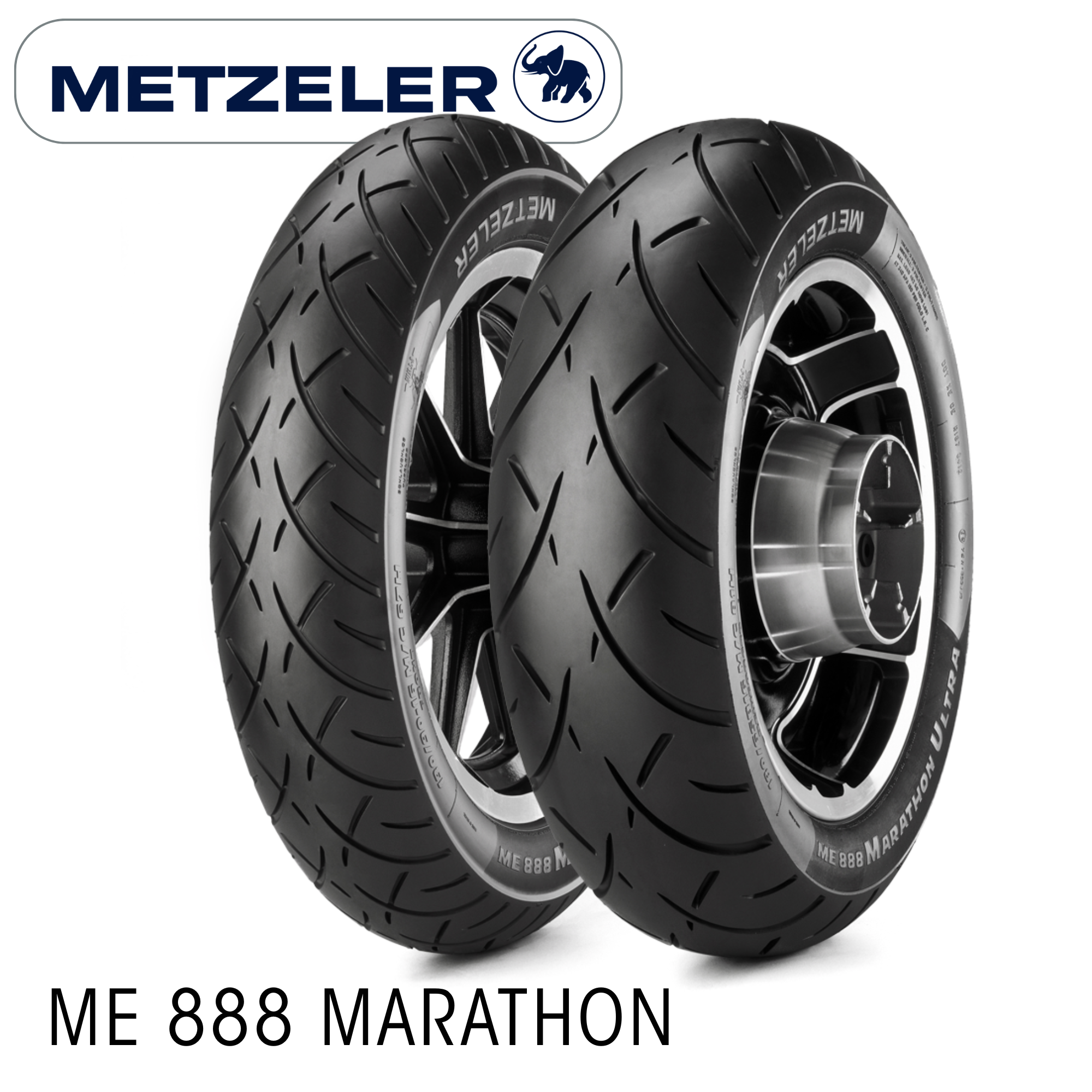 Metzeler MT90B16 74H TL ME 888 MARATHON REAR **DOT 23