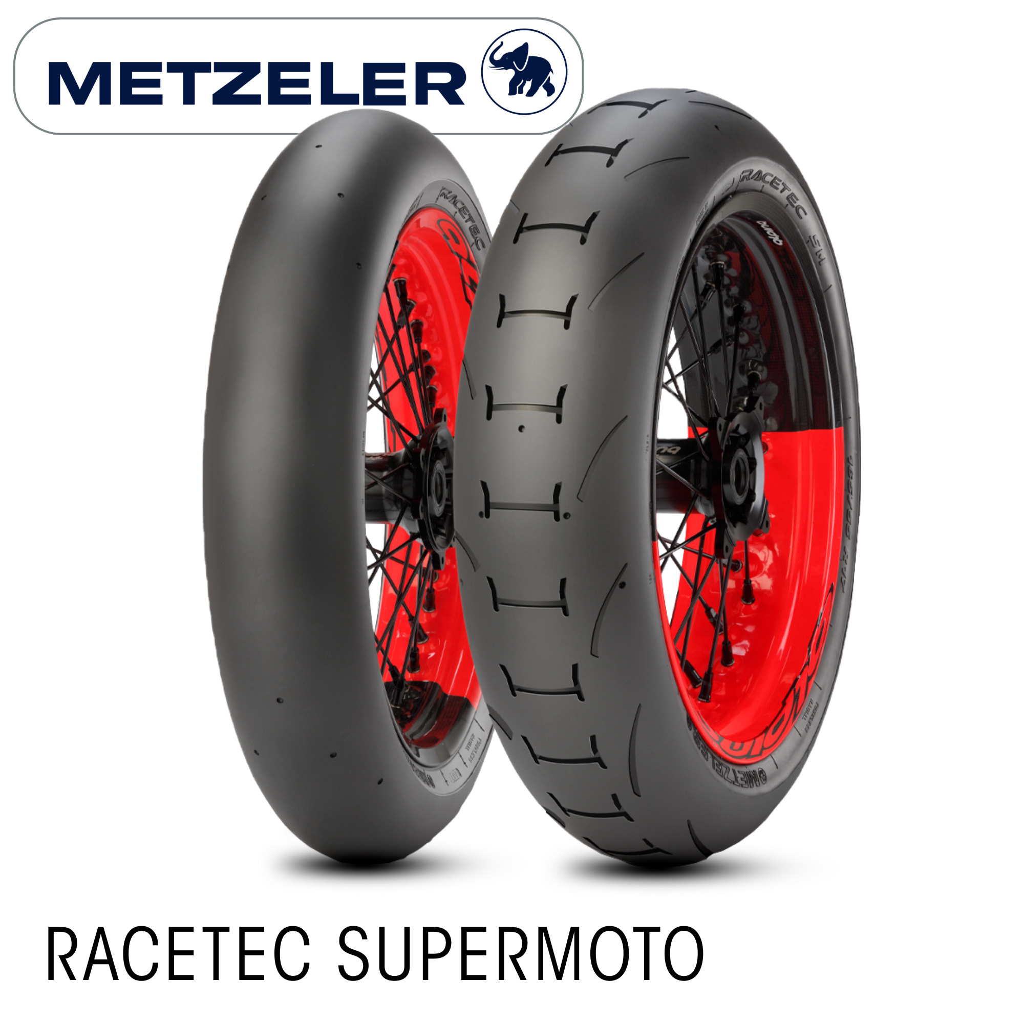 Metzeler 125/75R420 NHS TL SM K1 RACETEC SUPERMOTO FRONT