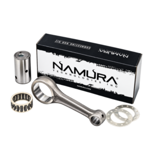 Namura four-stroke conrod kit with connecting rod, crank pin, bearing, washers and branded box