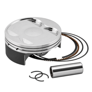 Wossner four-stroke piston kit with piston, ring set, wrist pin and circlips