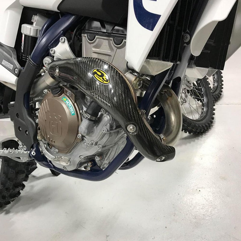 P3 Carbon Heat Shield Husqvarna FX 350 2019-2022 | FC 350 2019-2022 - Image 2