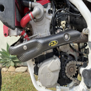 P3 Carbon Heat Shield Husqvarna TC 250/310/450/510 2008-2010 | TE 250/310/450/510 2008-2010 | TXC 250/310/450/510 2008-2010