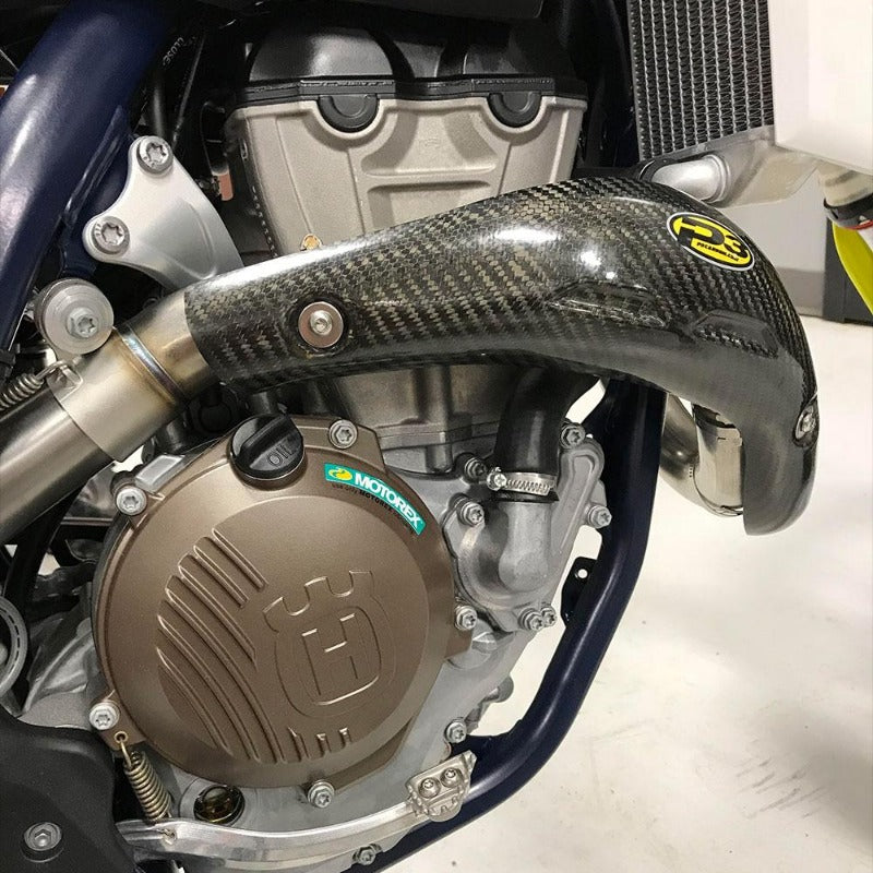 P3 Carbon Heat Shield Husqvarna FX 350 2019-2022 | FC 350 2019-2022 - Image 3