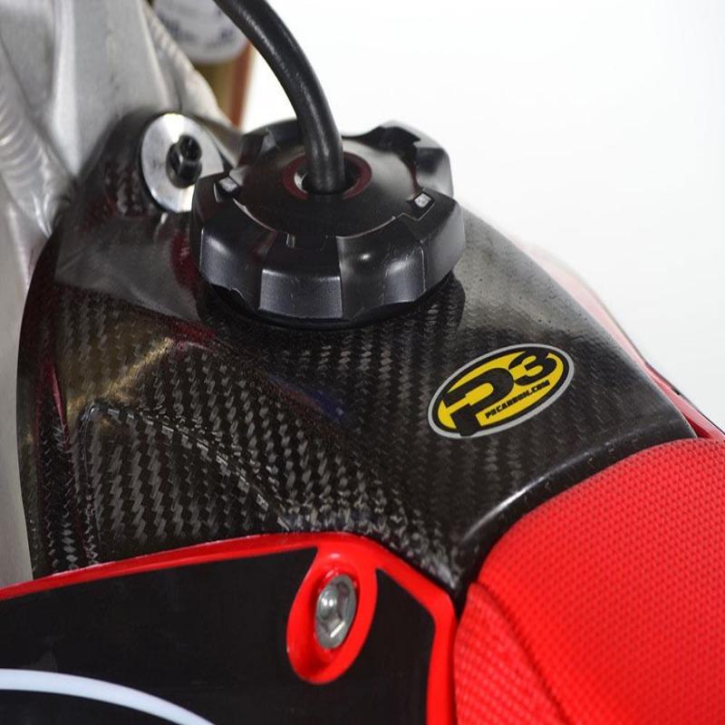 P3 Carbon Fuel Tank Cover Honda CRF450R / 450RWE / 250R | 2017-2021 (See Fitment Chart)