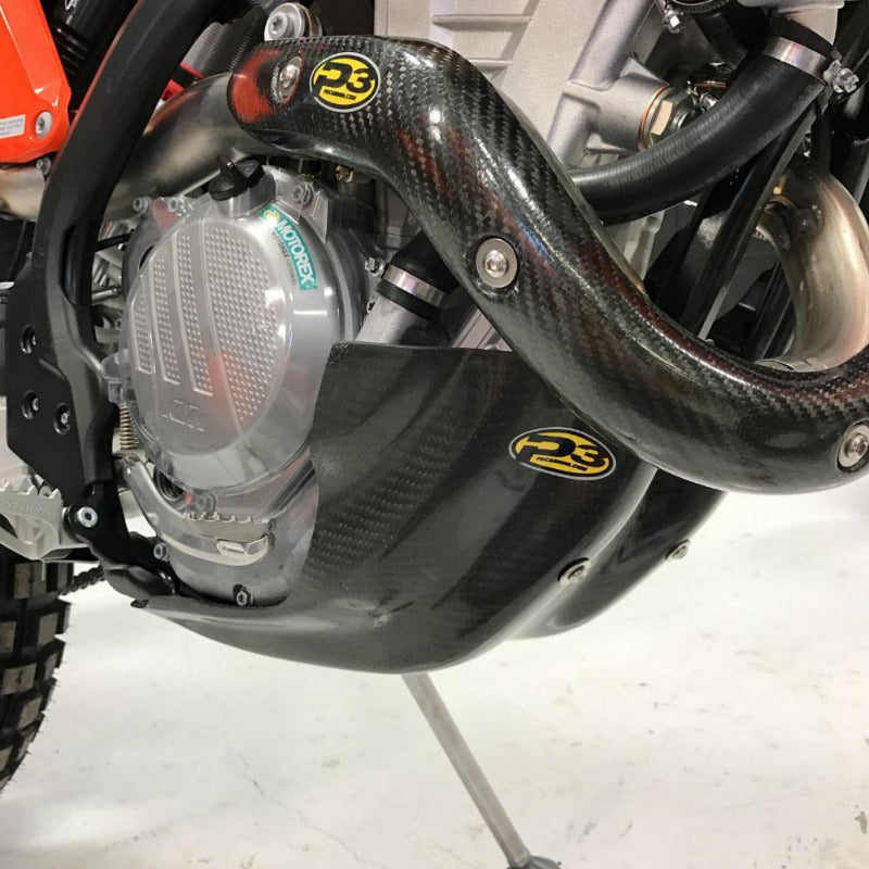 P3 Carbon Enduro Skid Plate GasGas EC 250 & 350F 2021-2023 | Husqvarna FE 250 2017-2023 | FE 350 2017-2023 | KTM 250 EXC-F 2017-2023 | 350 EXC-F 2017-2023 - Image 4
