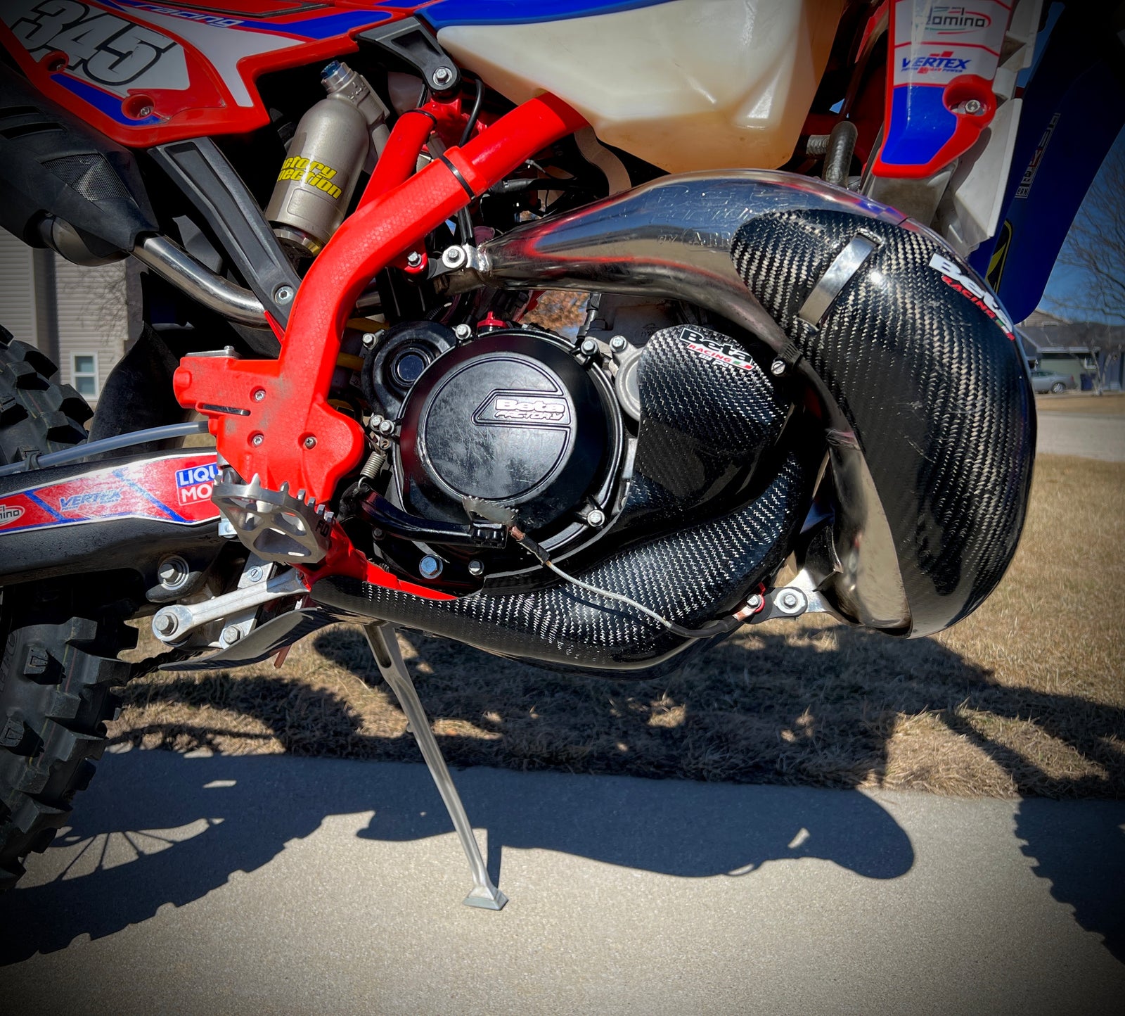 P3 Carbon Skid Plate Beta 250|300 RR/RX | 2020 - 2026 (Including Race / X-PRO Models) | WITHOUT Linkage Protection - Image 4