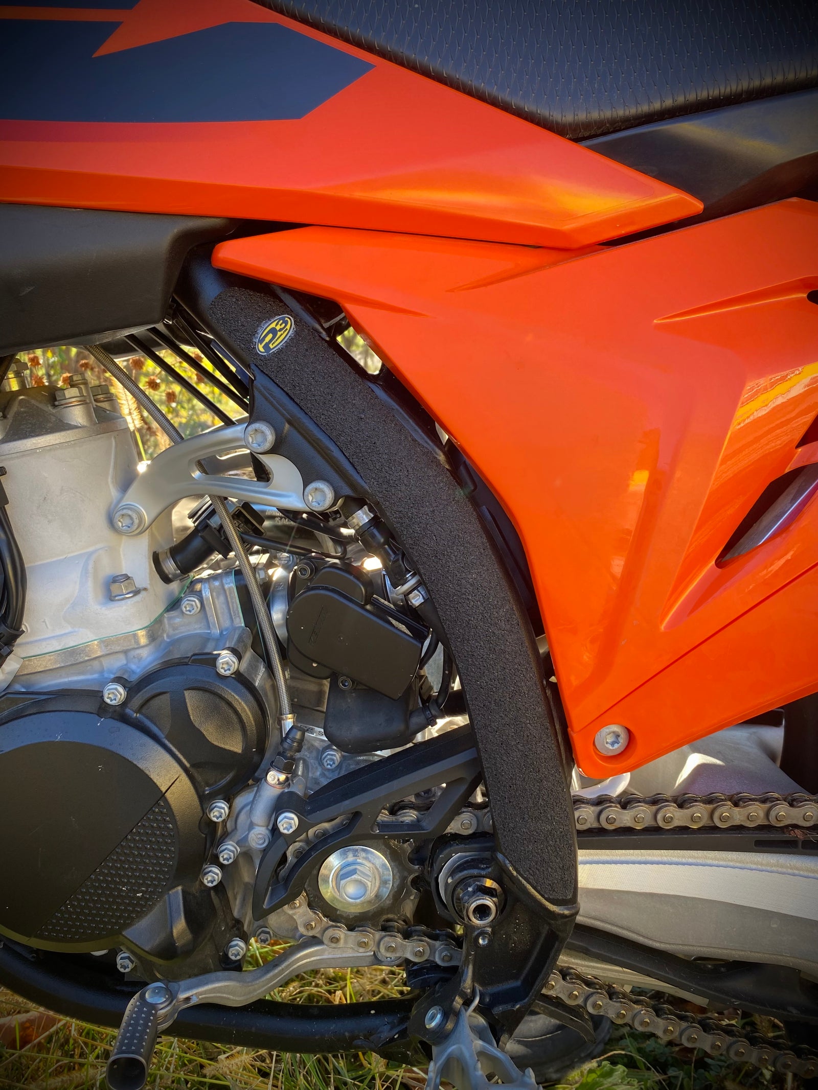 P3 Carbon SX-GRIP Guards Frame Protectors KTM | 2023 - 2027 | See Fitment Chart Below