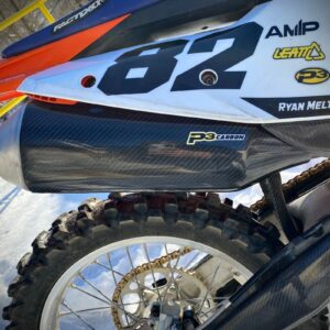 P3 Carbon Muffler Guard KTM / HUSQ / GasGas 4T | 2022 - 2027