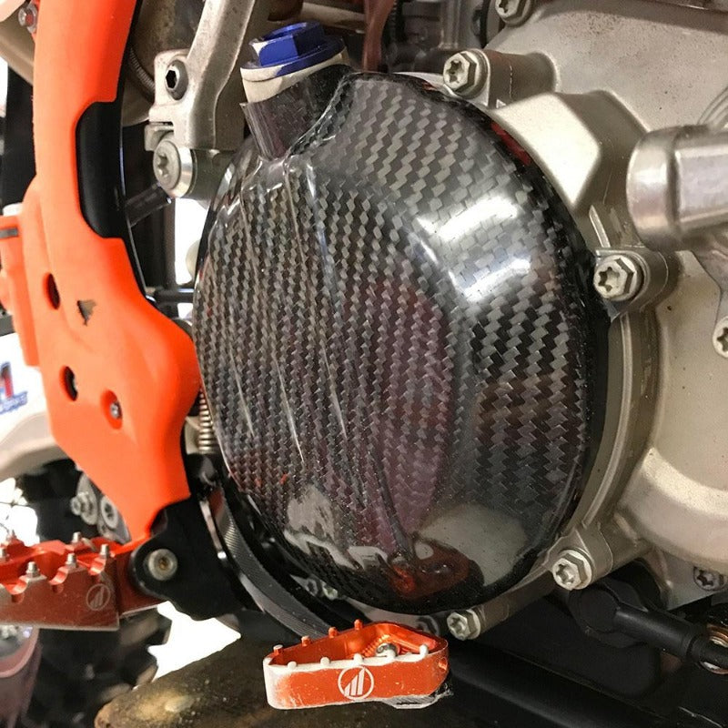 P3 Carbon Clutch Cover Husqvarna TC 250 2017-2022 | TE 250/300 2017-2018 | TE 250i/300i 2018-2022 | TX 300 2017-2019 | TX 300i 2020-2022 - Image 4